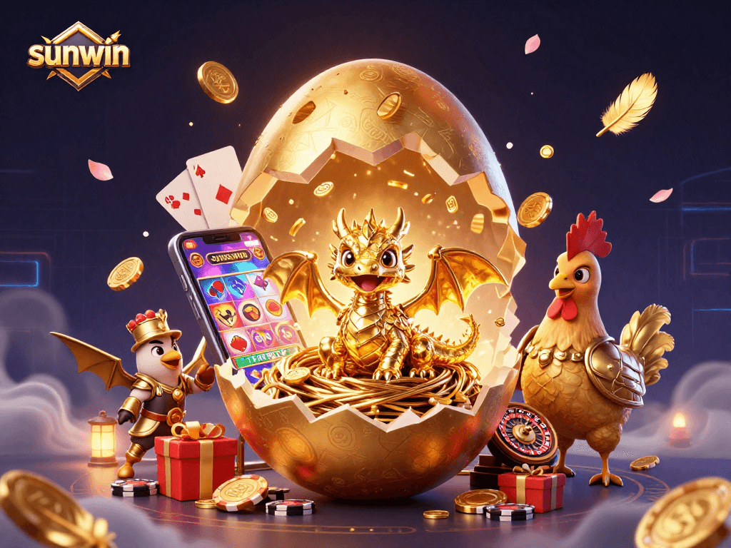 Experience thrilling wins with sunwin's captivating golden dragon-themed slot adventure.