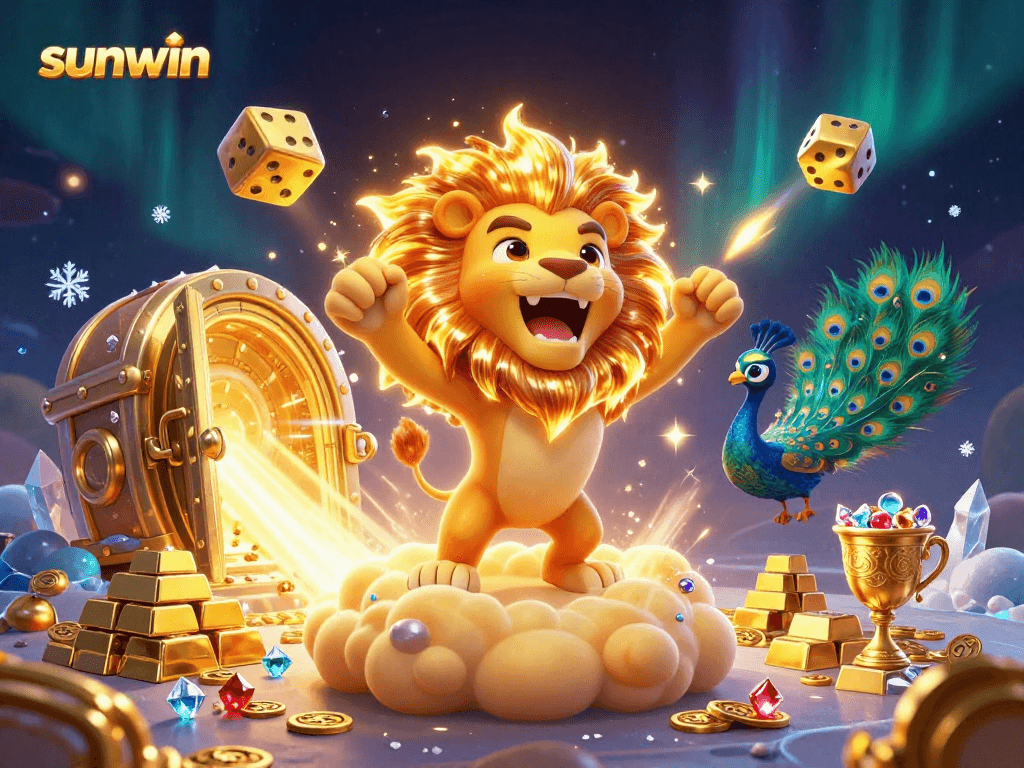 Experience sunwin's vibrant casino atmosphere with iconic characters and stunning visuals.