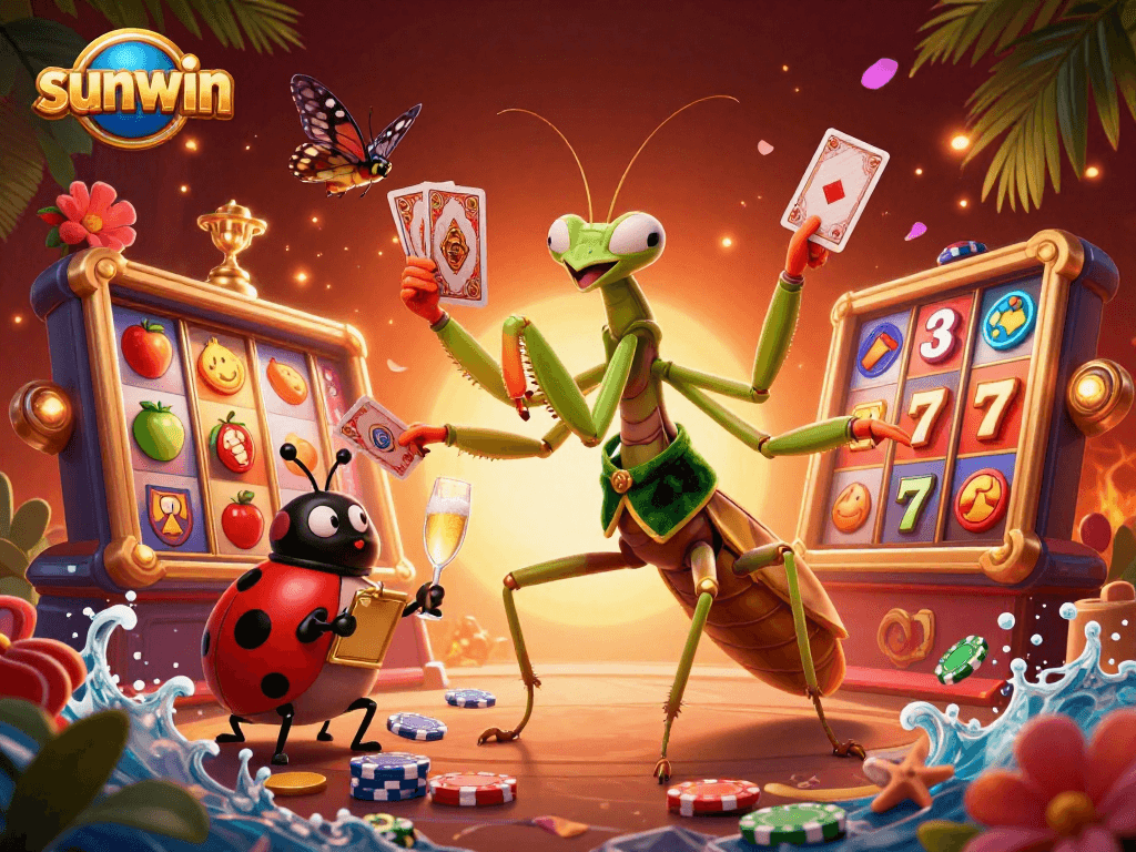 Experience dynamic gameplay with sunwin as characters engage in exciting casino action.