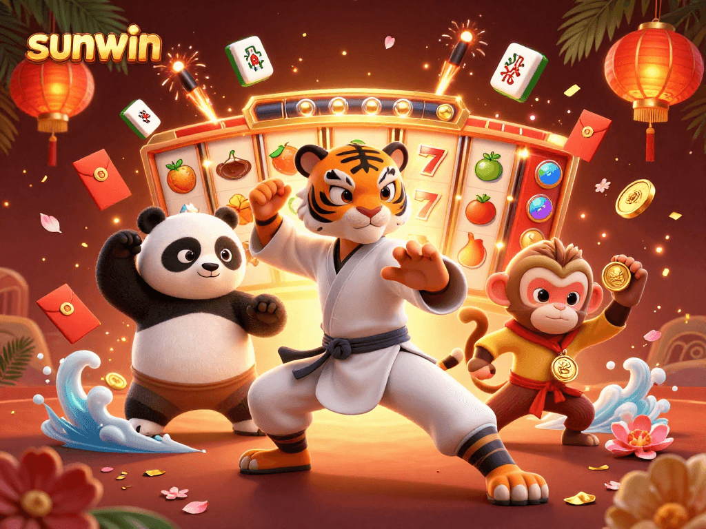 Unleash winning opportunities at sunwin with our vibrant slot games featuring kung fu characters.