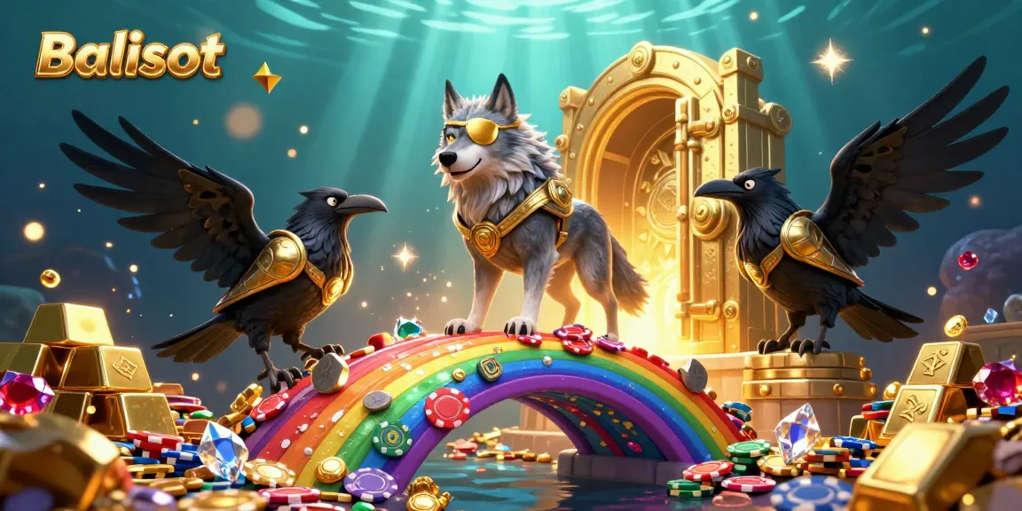 Players experience exciting wins at Balislot with Norse mythology-themed elements and vibrant casino chips.