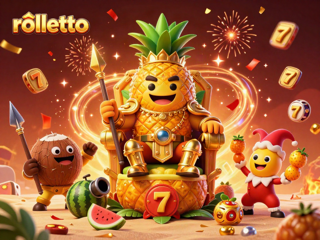 Engage with rolletto's vibrant casino atmosphere in 3D as characters enjoy endless slot excitement.