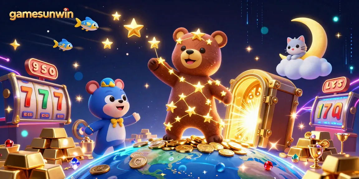 Engage in thrilling slot games at gamesunwin with striking visuals of treasure and casino excitement.